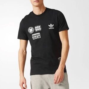 Adidas Originals 3M Reflective Graffiti Short Sleeve BS3167 Graphic T-Shirt